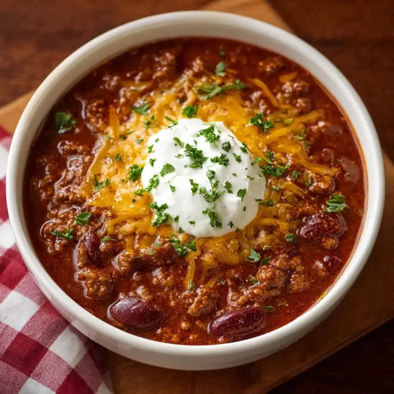 Easy Crockpot Chili Recipe