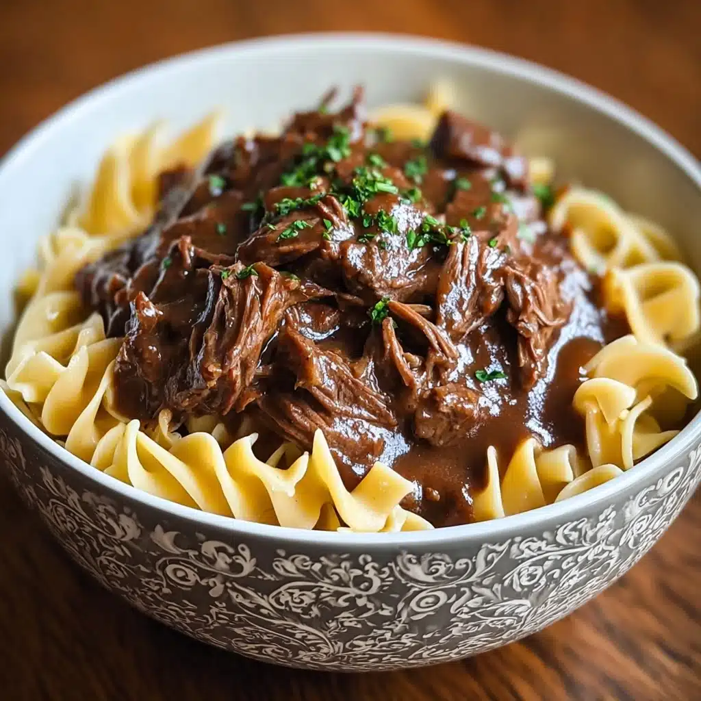 Slow Cooker Beef & Noodles Recipe - Recipe Image