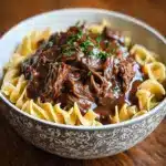 Slow Cooker Beef & Noodles Recipe