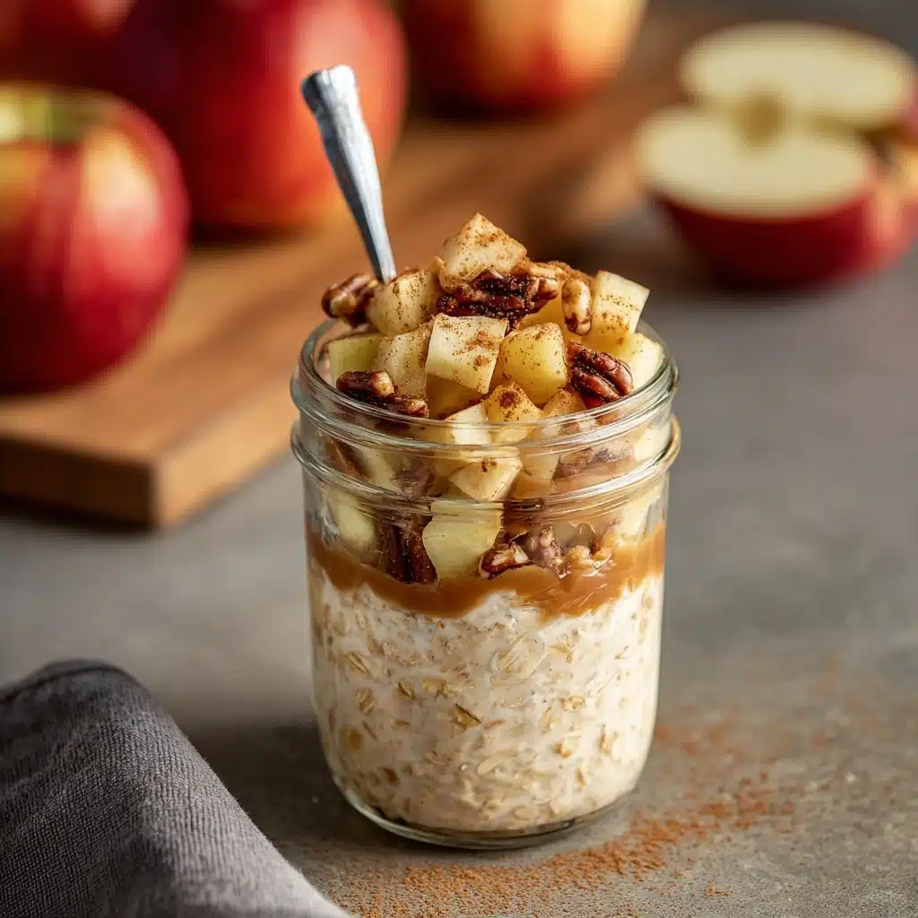 Apple Cinnamon Overnight Oats Recipe - Recipe Image