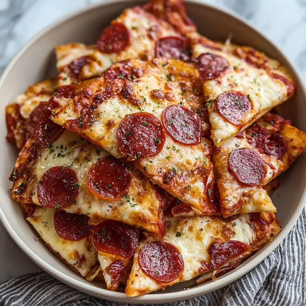 2 ingredient Pizza chips Recipe