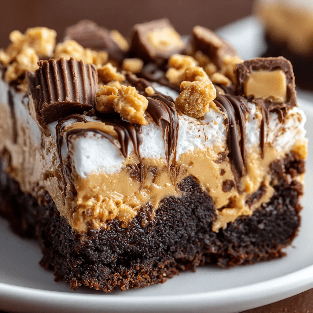 Peanut Butter Cup Dump Cake - Recipe Image