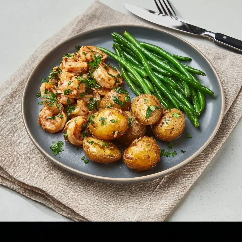 Garlic Parmesan Chicken and Potatoes Recipe - Recipe Image