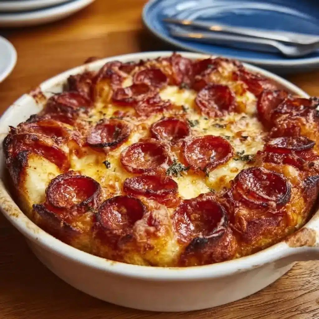 Pizza Style Cottage Cheese Bake - Recipe Image
