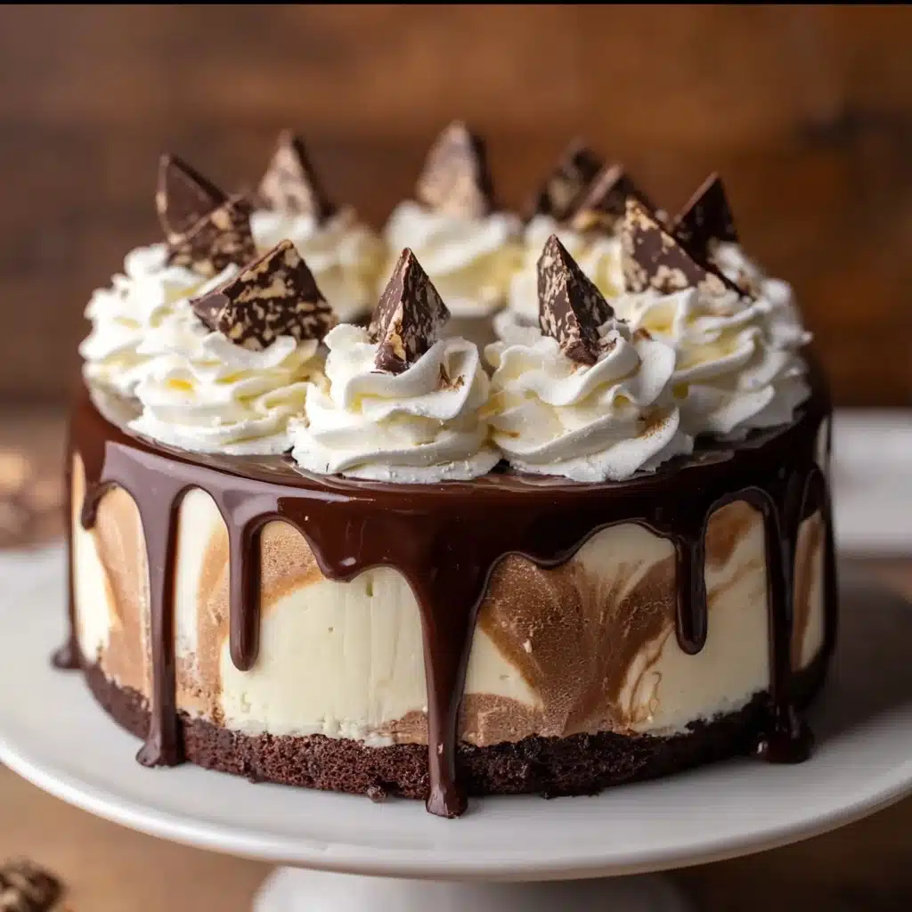 Hot Fudge Sundae Brownie Cheesecake Recipe - Recipe Image