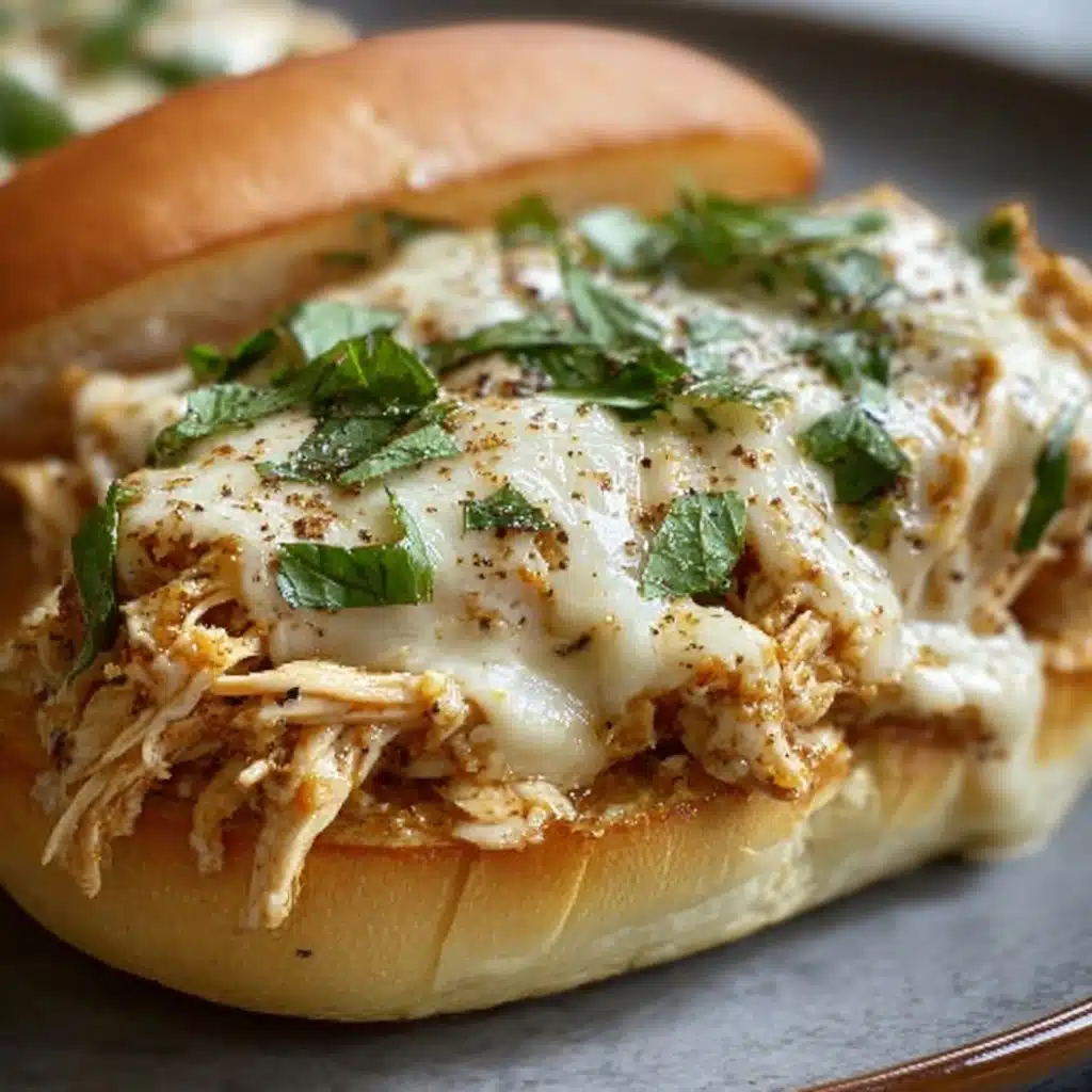 Chicken Alfredo Sloppy Joes Recipe - Recipe Image