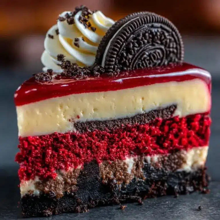 Red Velvet Oreo Cheesecake Recipe