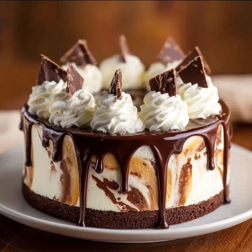 Hot Fudge Sundae Brownie Cheesecake Recipe - Recipe Image