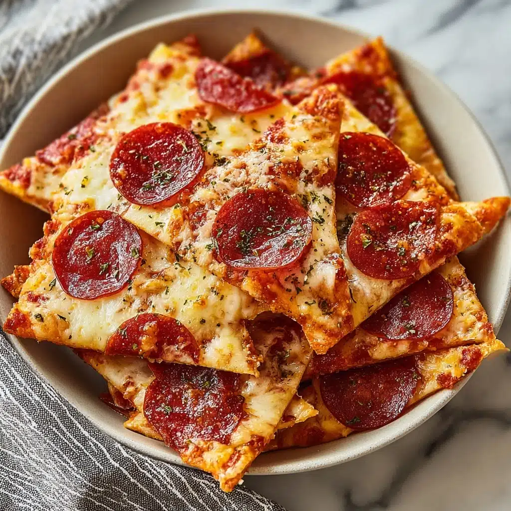 2 ingredient Pizza chips Recipe - Recipe Image