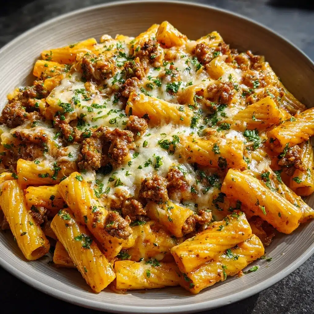 Creamy Garlic Beef Pasta Recipe for Easy Dinners Recipe - Recipe Image