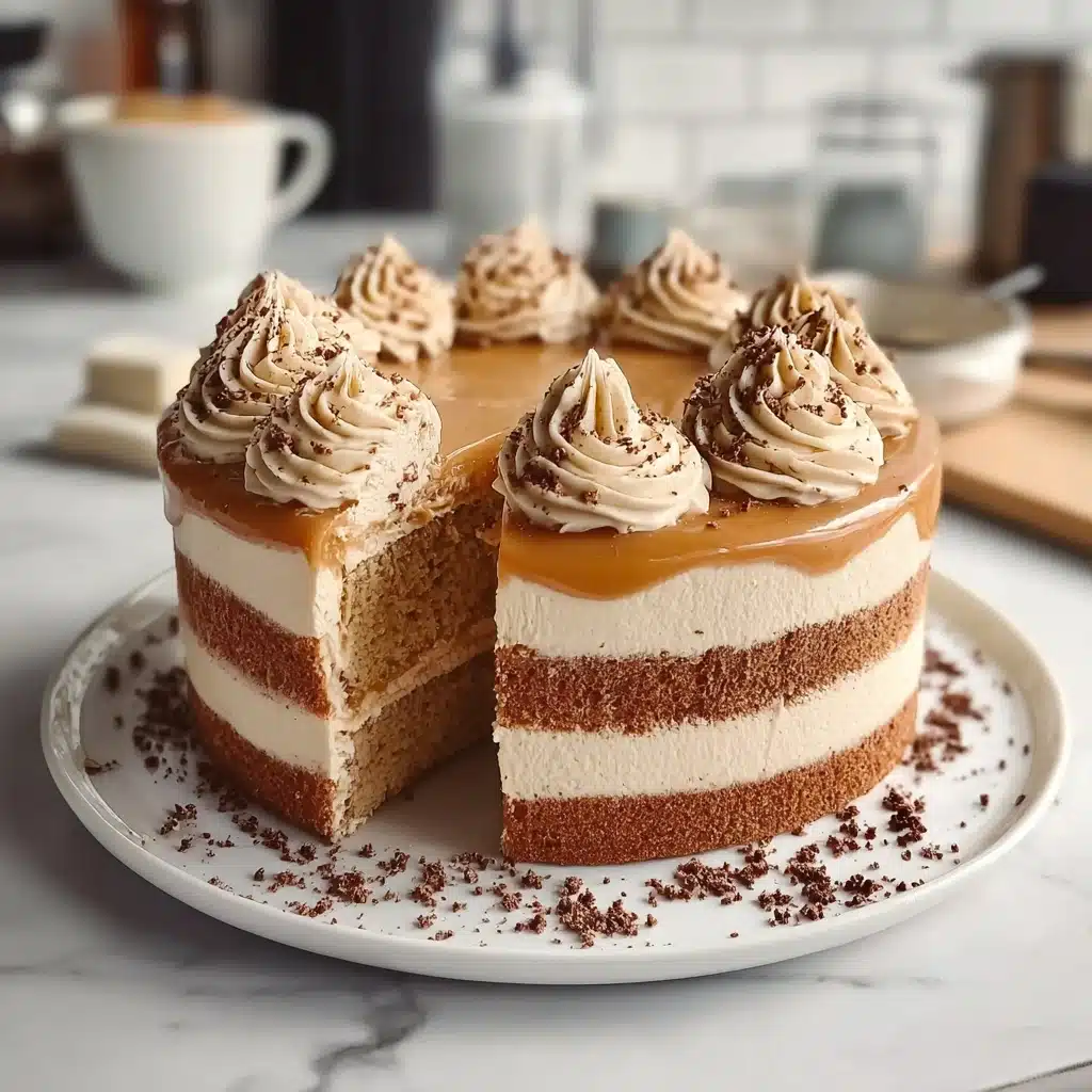 Irresistible Caramel Coffee Buttercream Cake - Recipe Image
