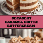 Irresistible Caramel Coffee Buttercream Cake