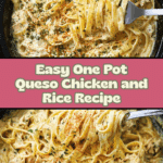 One Pot Queso Chicken and Rice Recipe