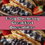 Blueberry Breakfast Quesadillas Recipe