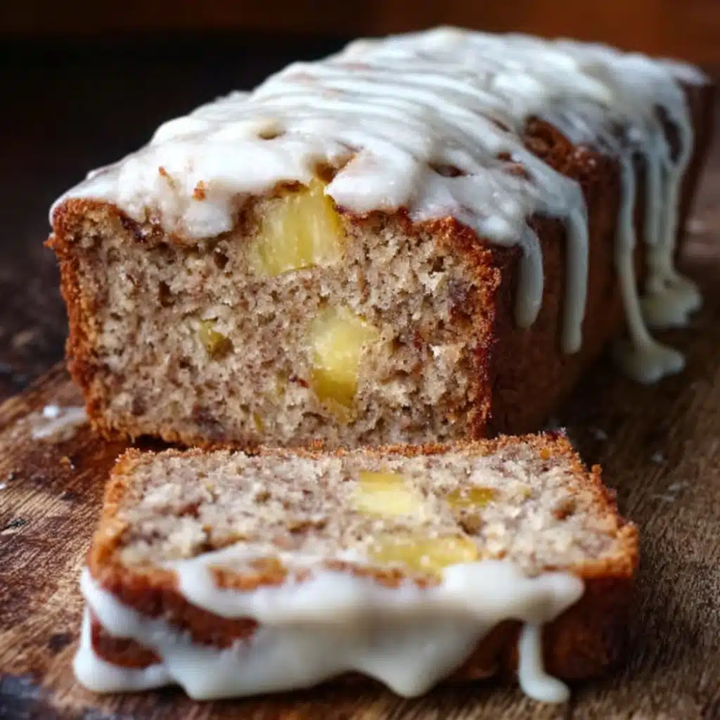 Cinnamon Roll Banana Bread Recipe - Recipe Image