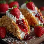 Strawberry Crunch Cheesecake Tacos Recipe