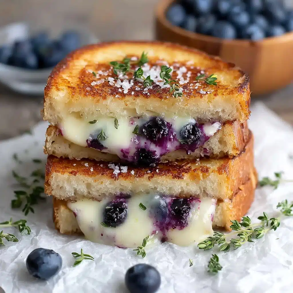 Crispy Blueberry Grilled Cheese Recipe
