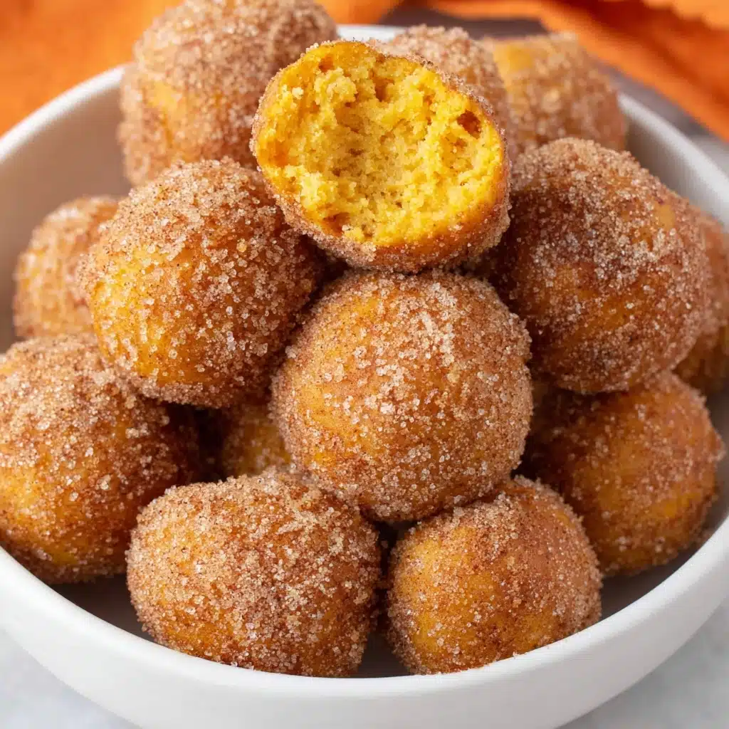 Easy Bisquick Pumpkin Donut Holes Recipe - Recipe Image