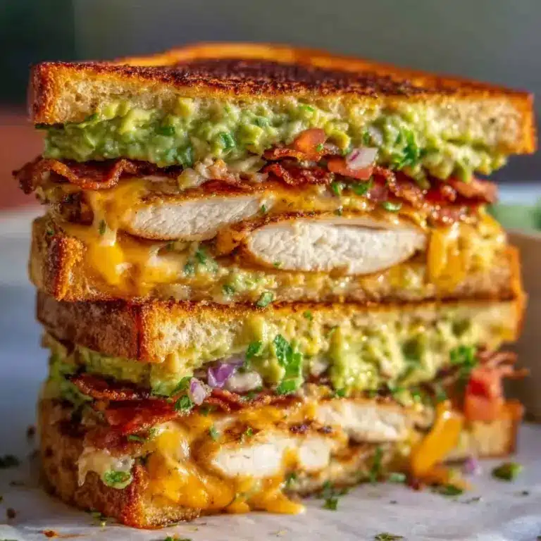 Chicken Avocado Melt Sandwich Recipe
