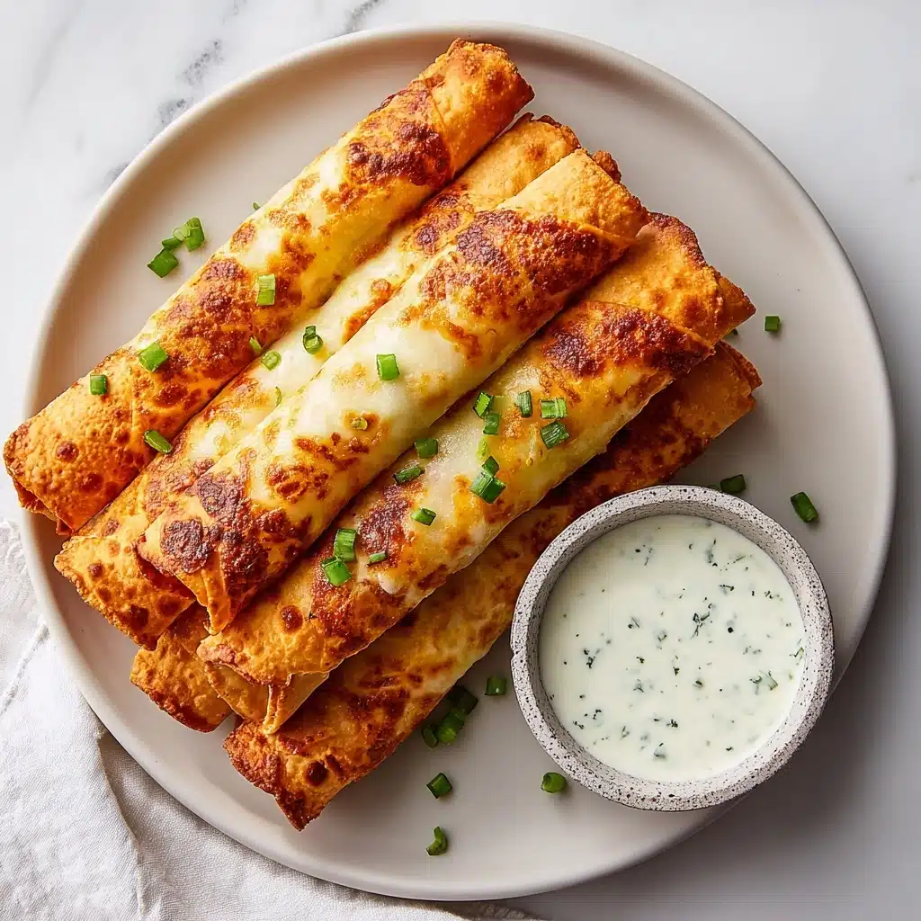 Buffalo Chicken Taquitos Recipe - Recipe Image