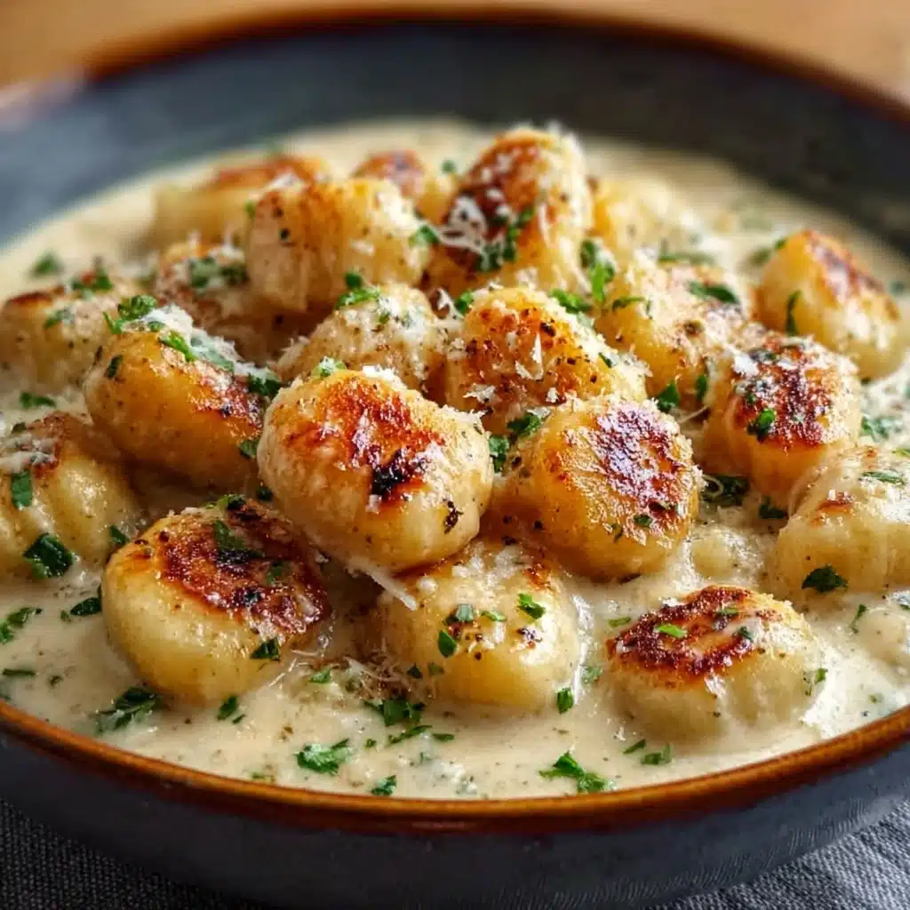 Creamy Crack Chicken Gnocchi Recipe - Recipe Image