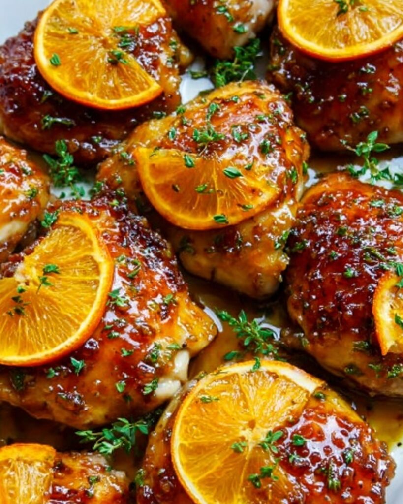 Sweet and Savory Roasted Orange Chicken Recipe