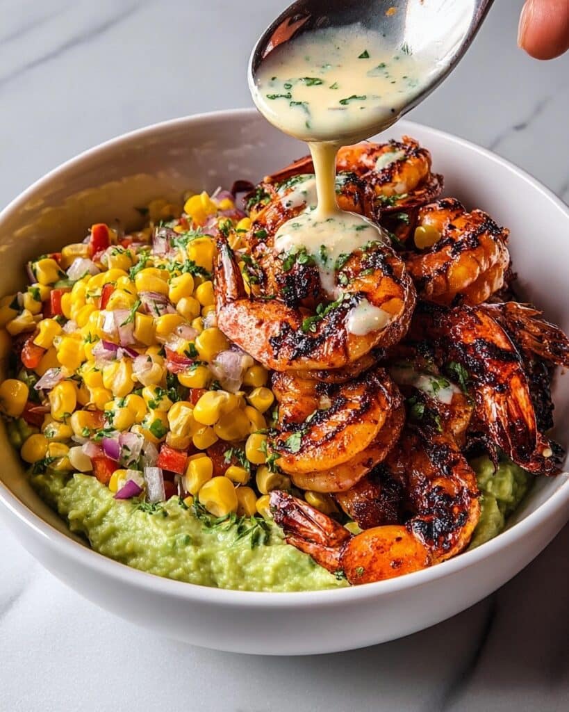 Grilled Shrimp Bowl with Avocado Recipe