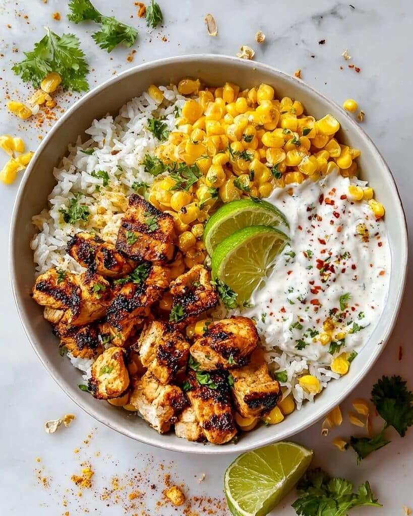 Corn Chicken Rice Bowl Recipe
