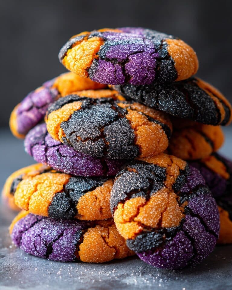Halloween Crinkle Cookies Recipe