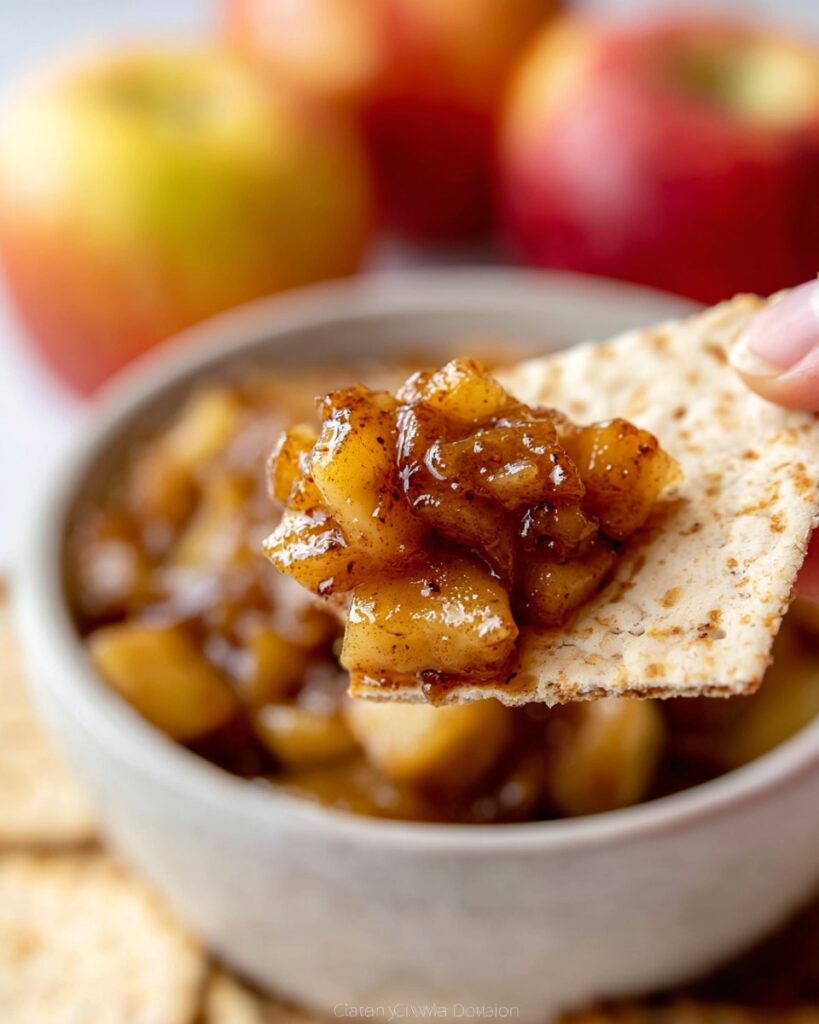 Apple Pie Dip with Cinnamon Sugar Recipe
