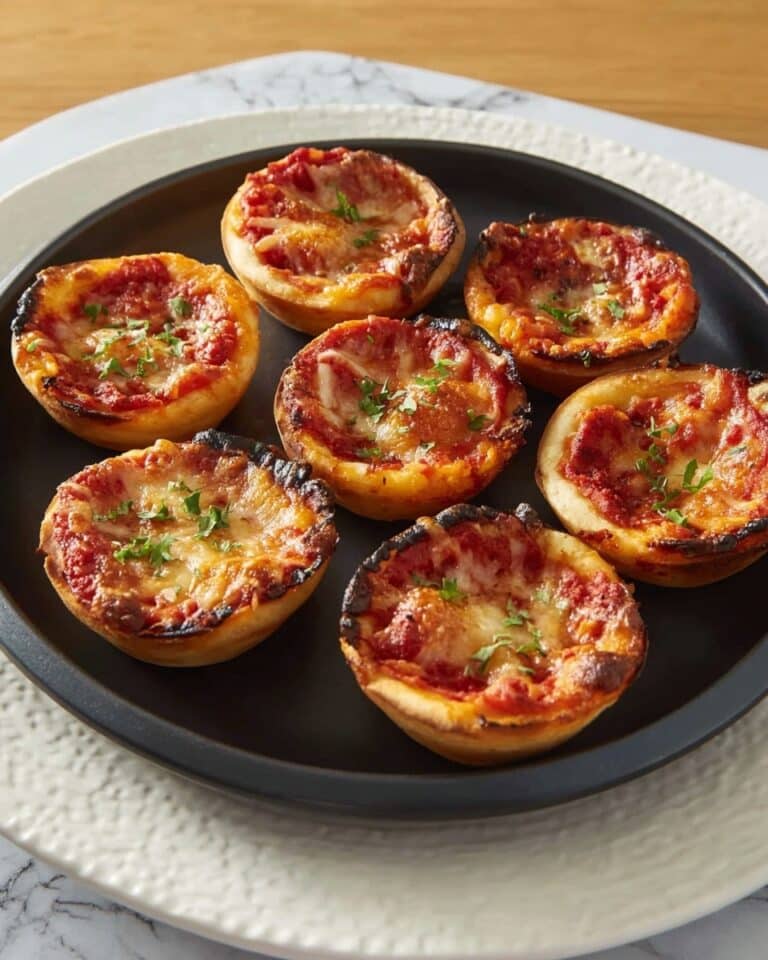 Chicago Deep-Dish Pizza Muffins Recipe