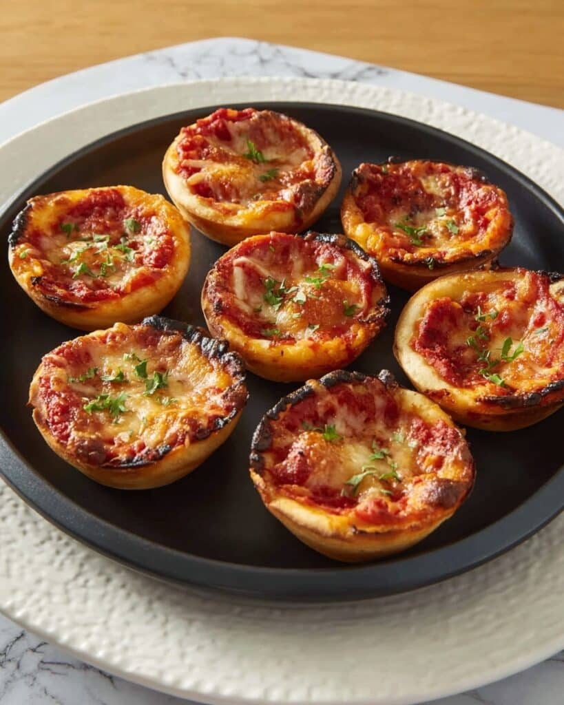 Chicago Deep-Dish Pizza Muffins Recipe