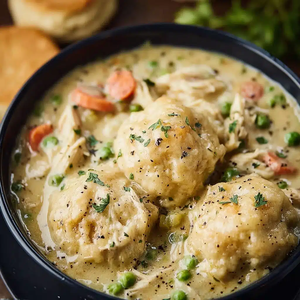 Easy Crockpot Chicken and Dumplings Recipe - Recipe Image
