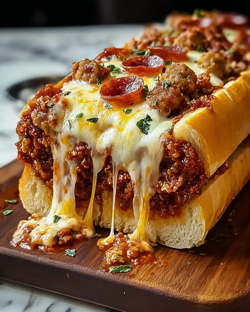 Cheesy Garbage Bread Recipe
