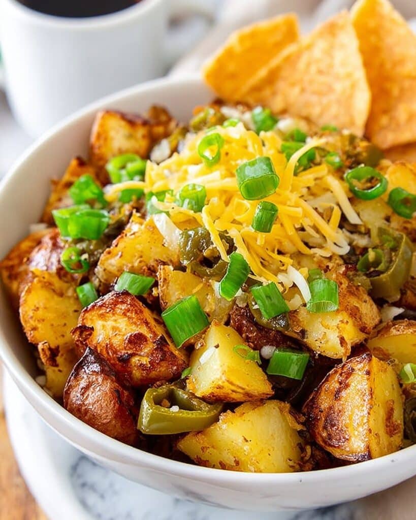 Make-Ahead Breakfast Bowls with Cheddar, Green Onions, and Fresh Toppings Recipe