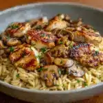 Marsala Chicken Orzo Recipe