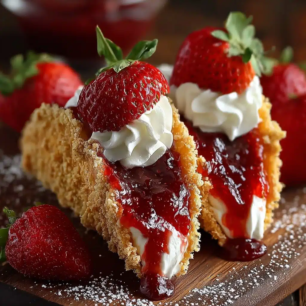 Strawberry Crunch Cheesecake Tacos Recipe - Recipe Image