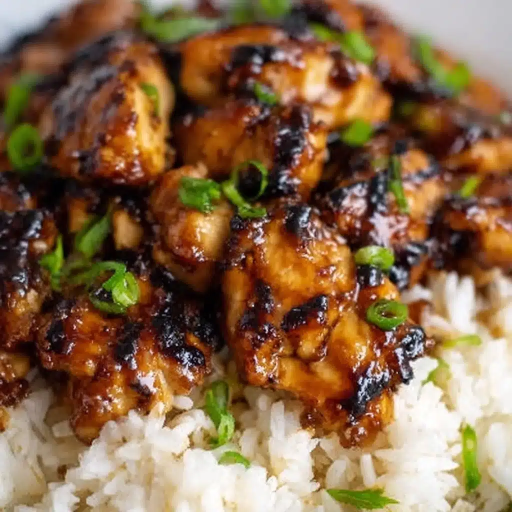Honey BBQ Chicken Rice Recipe - Recipe Image