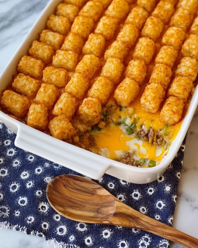 Cheesy Tater Tot Casserole Recipe