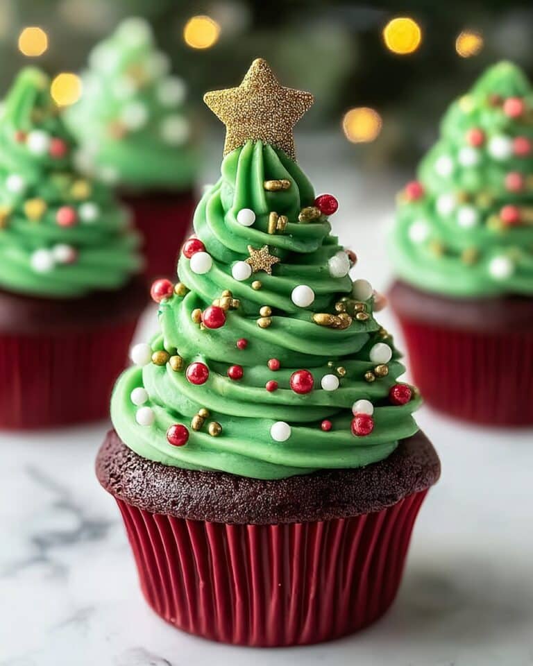 Christmas Tree Cupcakes Recipe