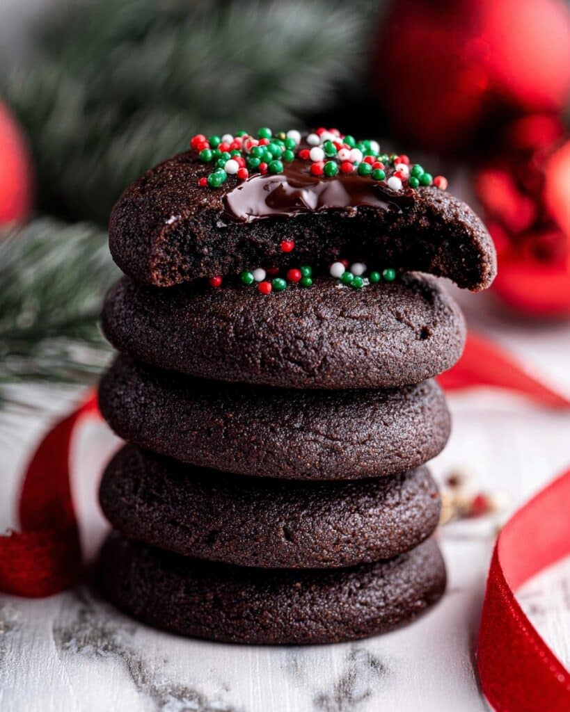 Chocolate Thumbprint Cookies Recipe