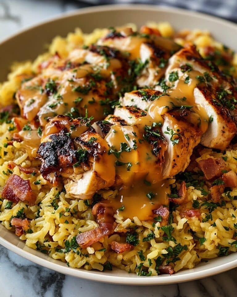 Creamy Smothered Chicken and Rice with Vegetables Recipe