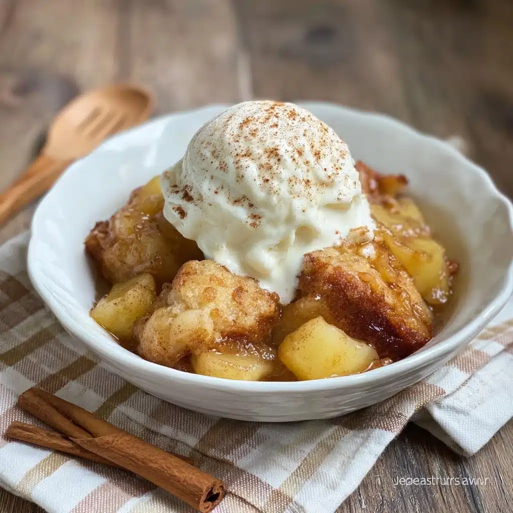 2 Ingredient Cinnamon Roll Apple Cobbler Recipe - Recipe Image
