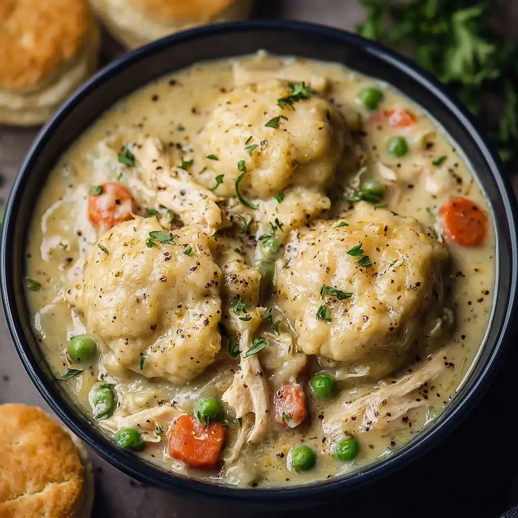 Easy Crockpot Chicken and Dumplings Recipe - Recipe Image