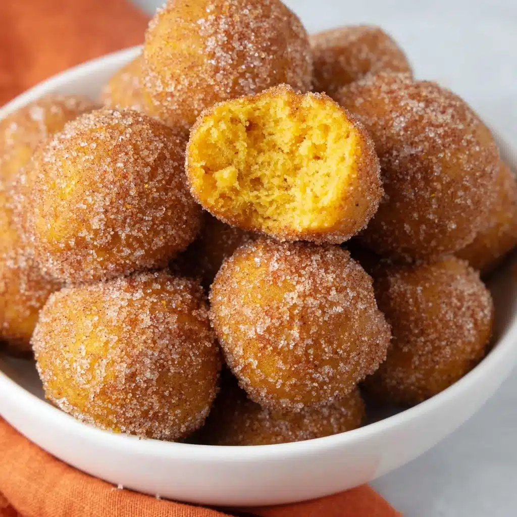 Easy Bisquick Pumpkin Donut Holes Recipe - Recipe Image
