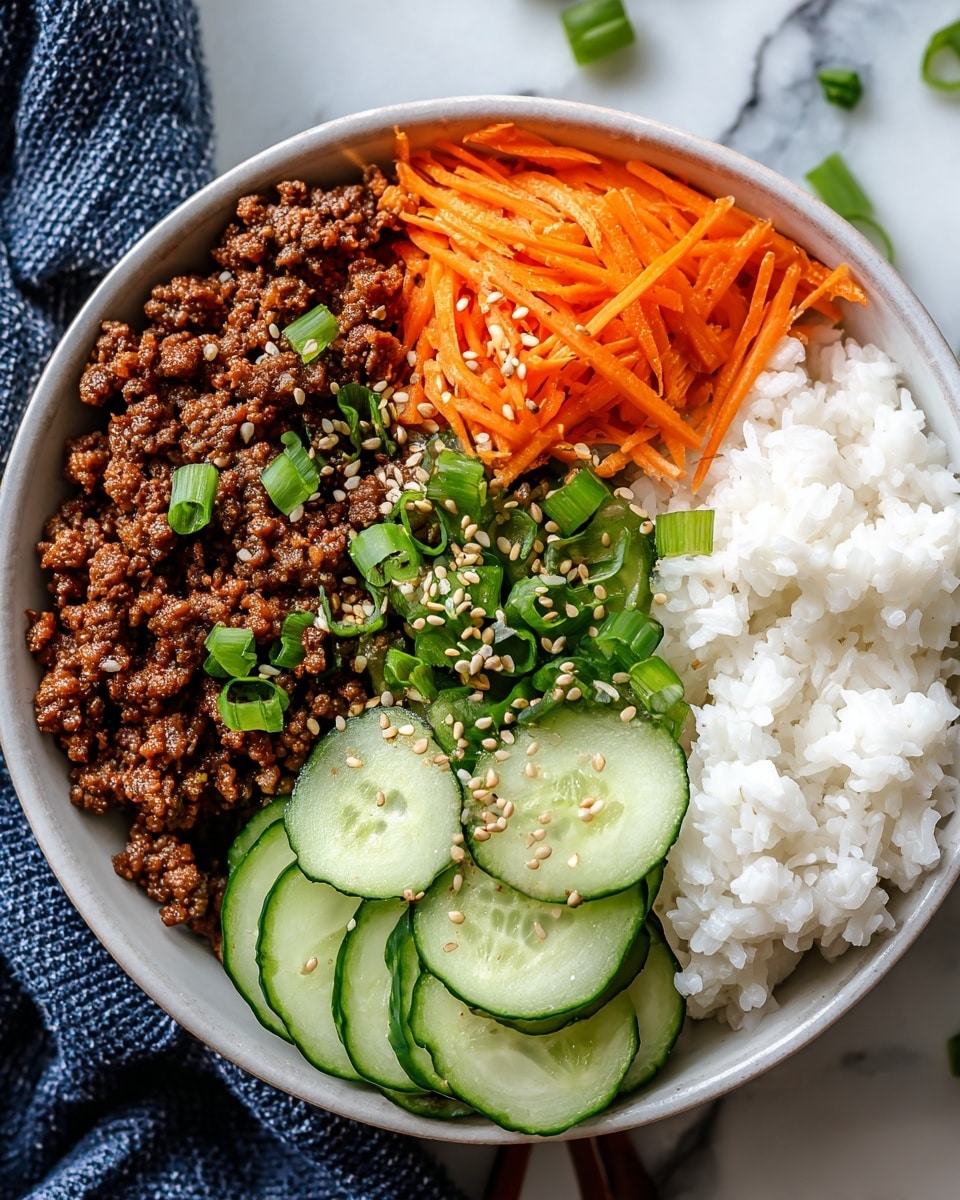 A close-up of a black round pan filled with two layers: the bottom layer is light brown cooked rice with a slightly oily texture, and the top layer consists of medium-sized pieces of chicken covered in a thick, shiny dark brown sauce. The chicken pieces are golden with charred edges and garnished with small green herb leaves scattered evenly on top. The pan is on a white marbled surface, highlighting the rich colors of the food. Photo taken with an iphone --ar 4:5 --v 7