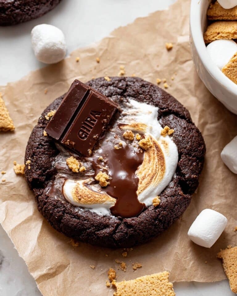 Double Chocolate S’mores Cookies Recipe