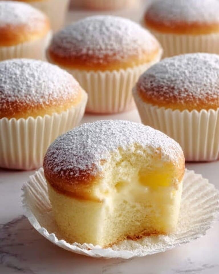 Fluffy Japanese Cotton Cheesecake Cupcakes Recipe
