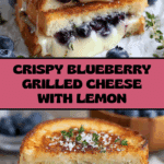 Crispy Blueberry Grilled Cheese Recipe