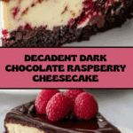 Dark Chocolate Raspberry Cheesecake Recipe